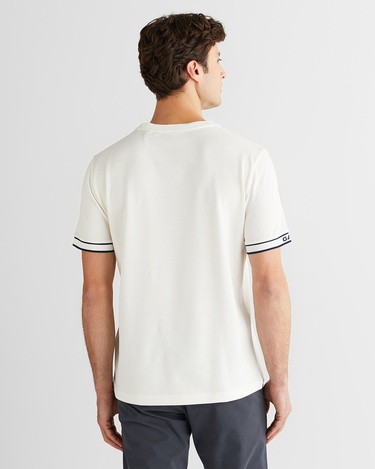  GANT Erkek Beyaz Regular Fit Bisiklet Yaka T-Shirt