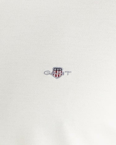  GANT Erkek Beyaz Regular Fit Bisiklet Yaka T-Shirt