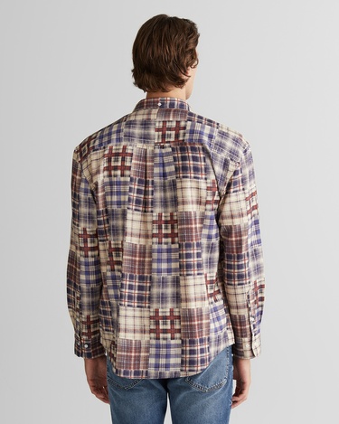  GANT Erkek Bordo Relaxed Fit  Gömlek