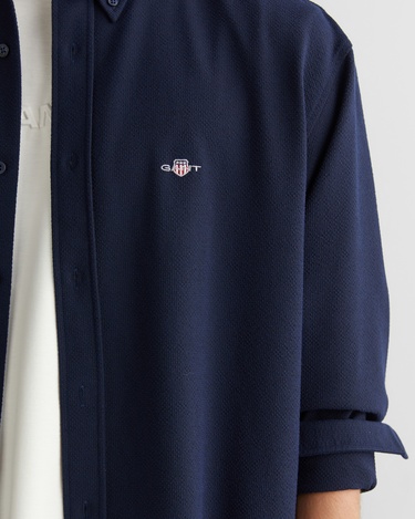  GANT Erkek Lacivert Relaxed Fit  Gömlek