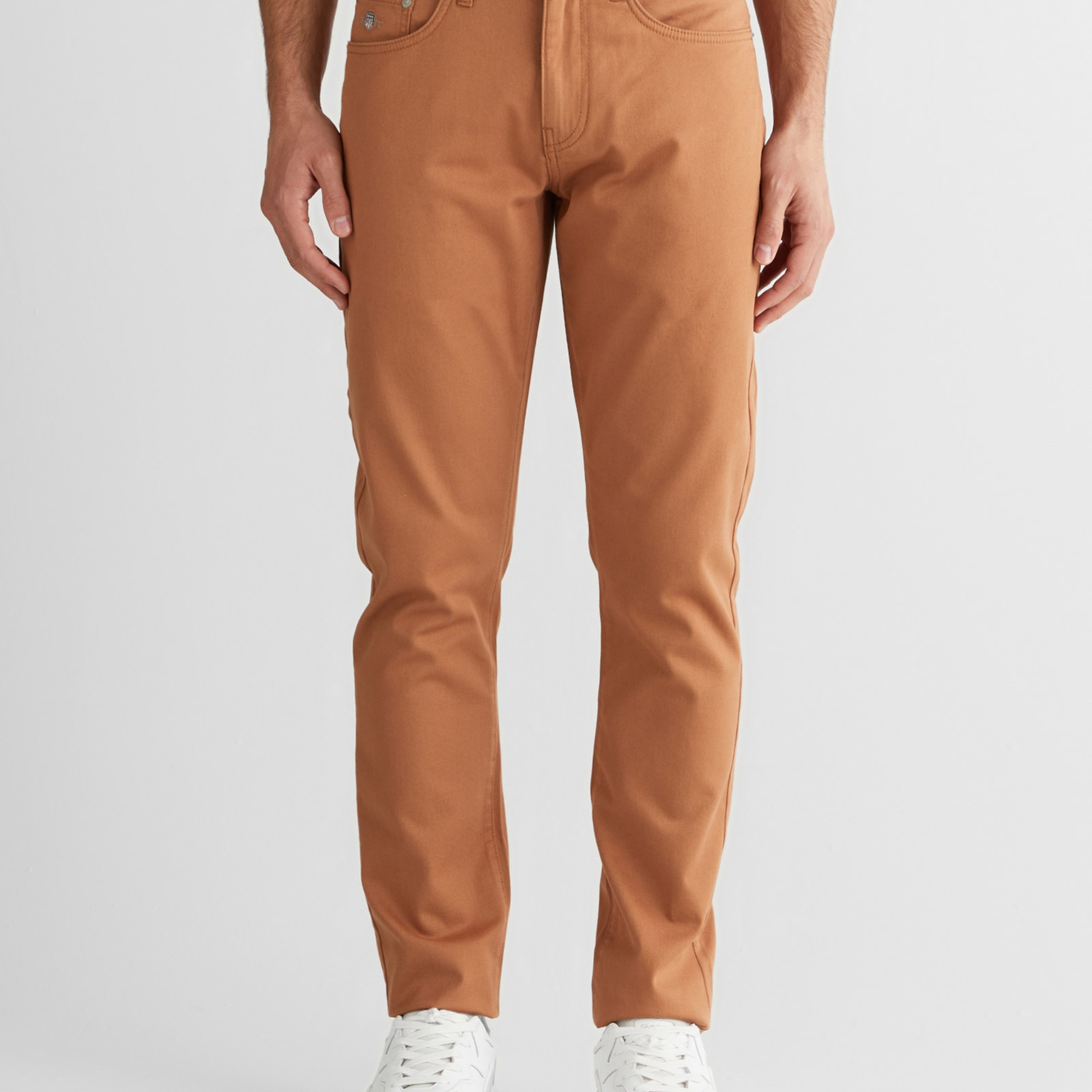 GANT Erkek Kahverengi Slim Fit  Pantolon