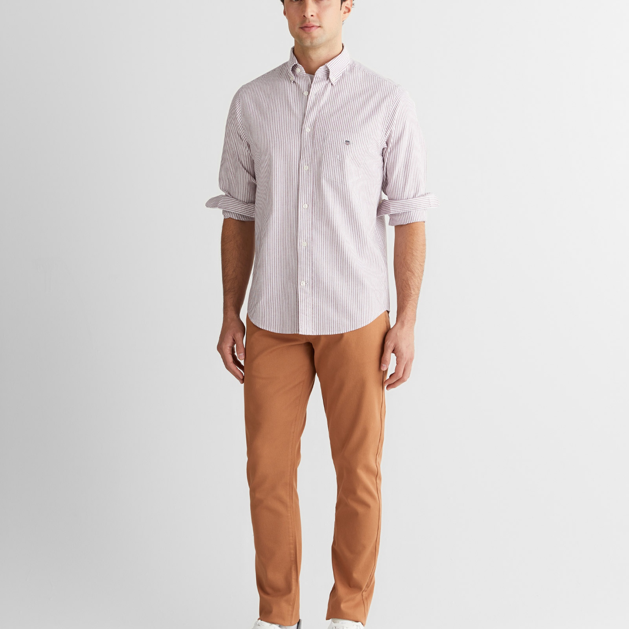 GANT Erkek Kahverengi Slim Fit  Pantolon