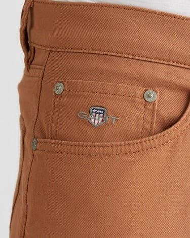  GANT Erkek Kahverengi Slim Fit  Pantolon