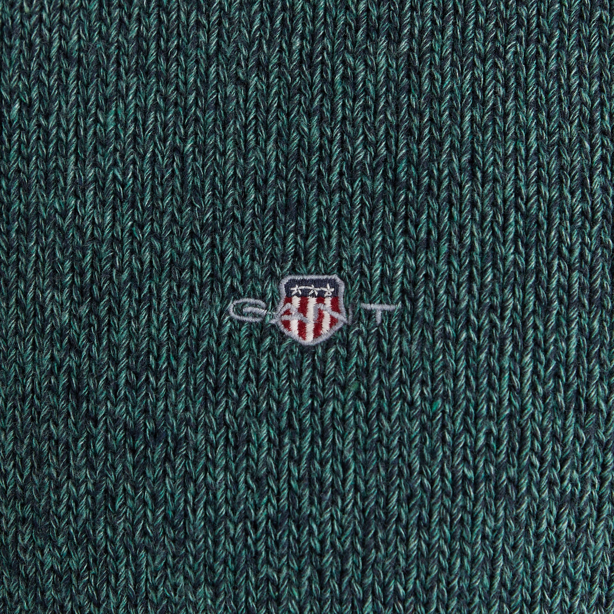 GANT Erkek Yeşil Relaxed Fit Bisiklet Yaka Triko