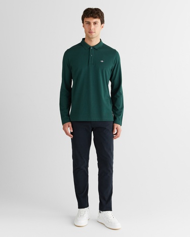  GANT Erkek Yeşil Regular Fit Polo Yaka Polo