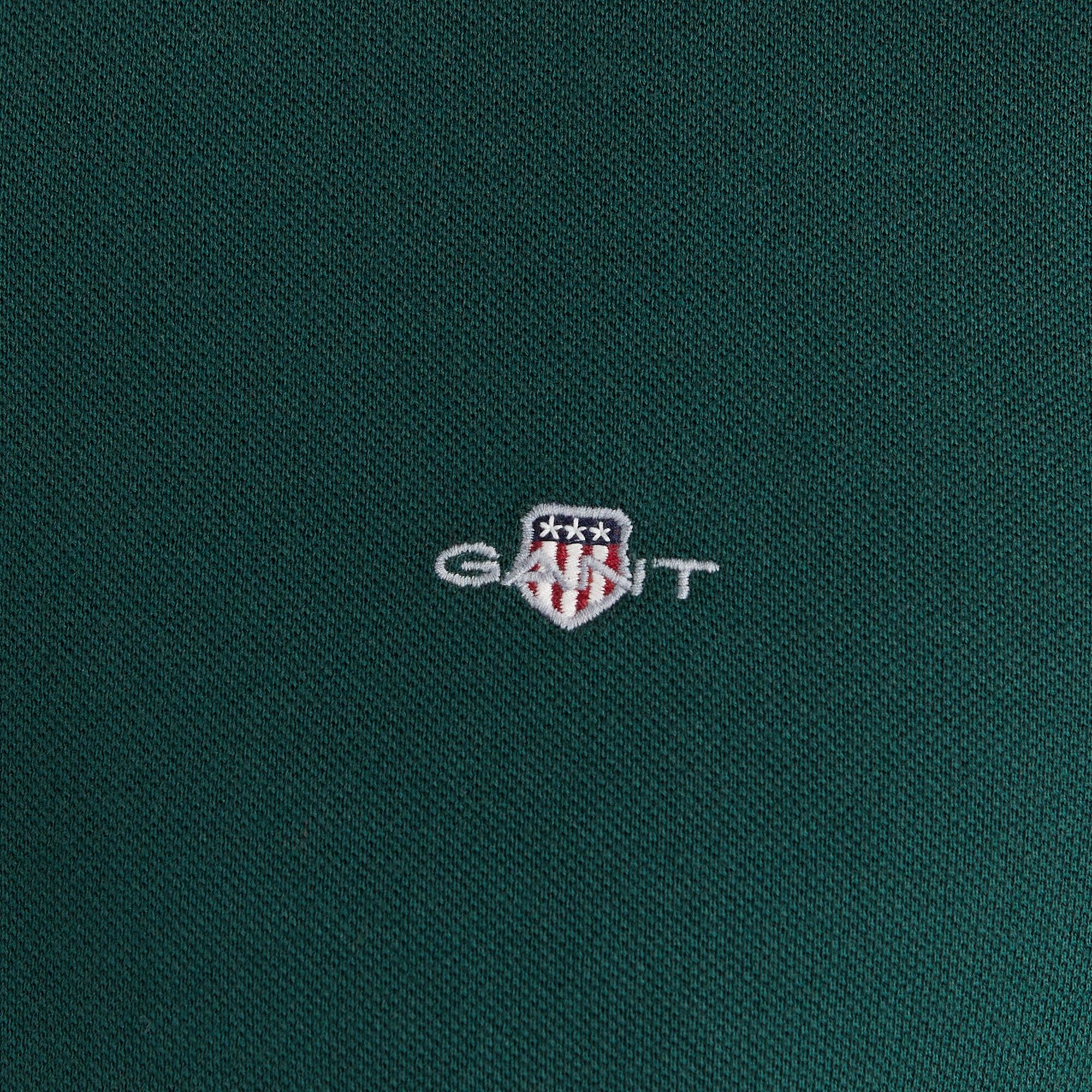 GANT Erkek Yeşil Regular Fit Polo Yaka Polo