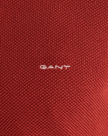  GANT Erkek Kırmızı Regular Fit Bisiklet Yaka Triko