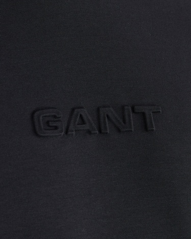  GANT Erkek Siyah Relaxed Fit Kapüşonlu Sweatshirt