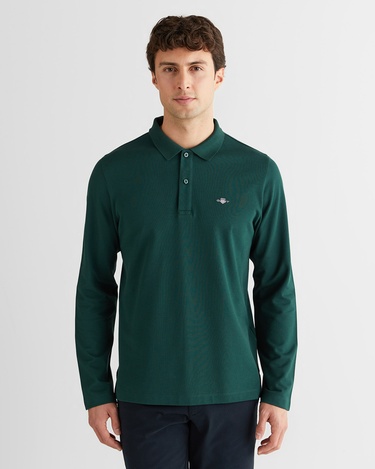  GANT Erkek Yeşil Regular Fit Polo Yaka Polo