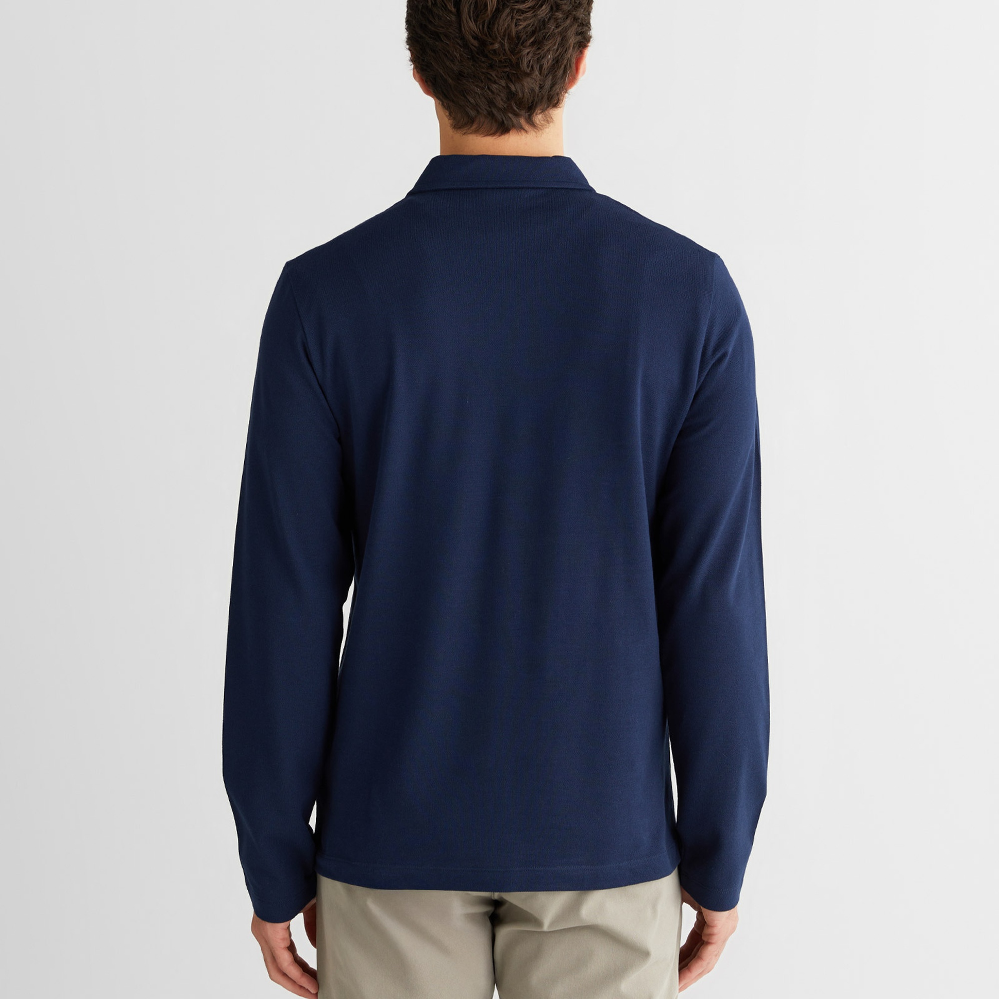 GANT Erkek Lacivert Slim Fit V Yaka Polo