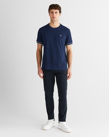  GANT Erkek Lacivert Regular Fit T-Shirt