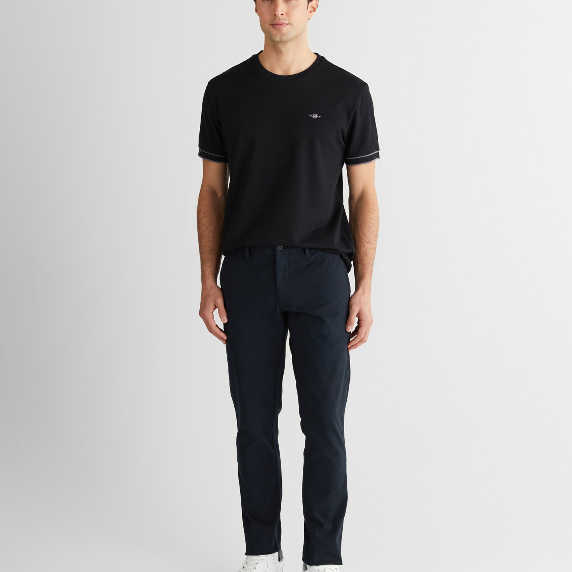 GANT Erkek Siyah Slim Fit  Pantolon