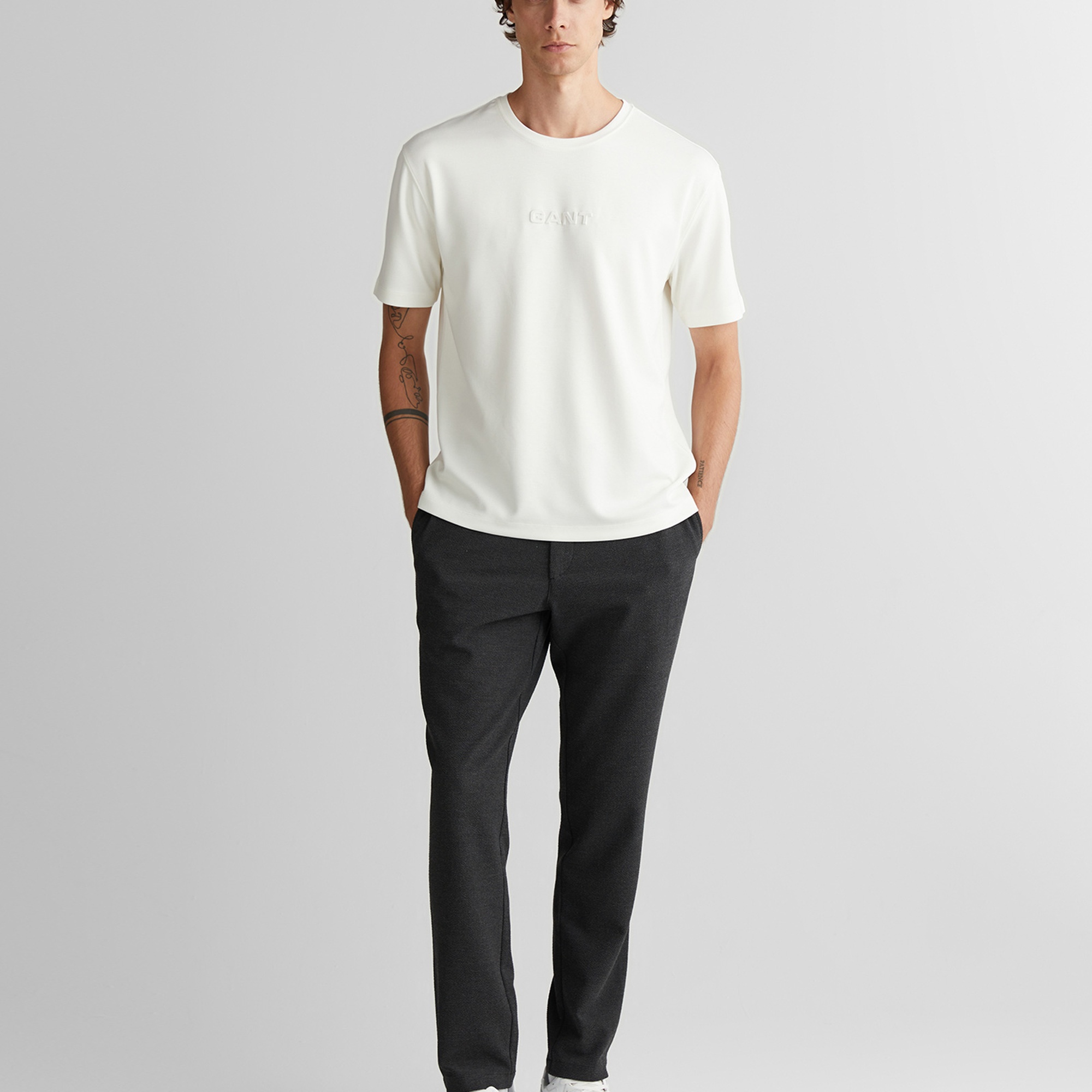 GANT Erkek Gri Regular Fit  Pantolon