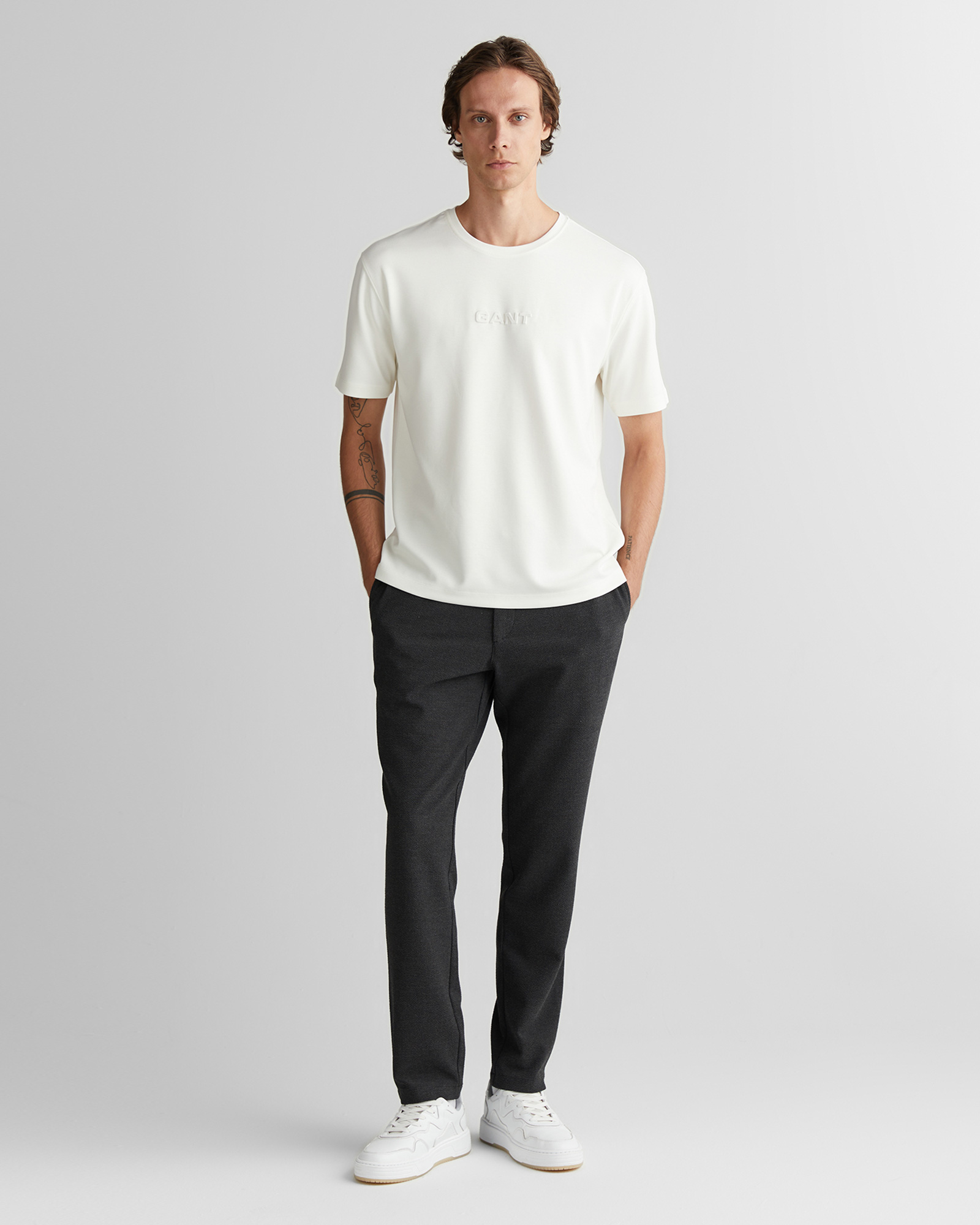  GANT Erkek Gri Regular Fit  Pantolon