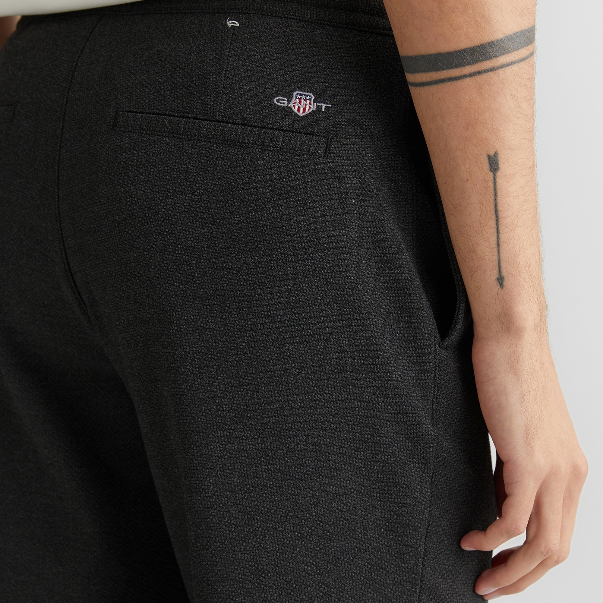 GANT Erkek Gri Regular Fit  Pantolon