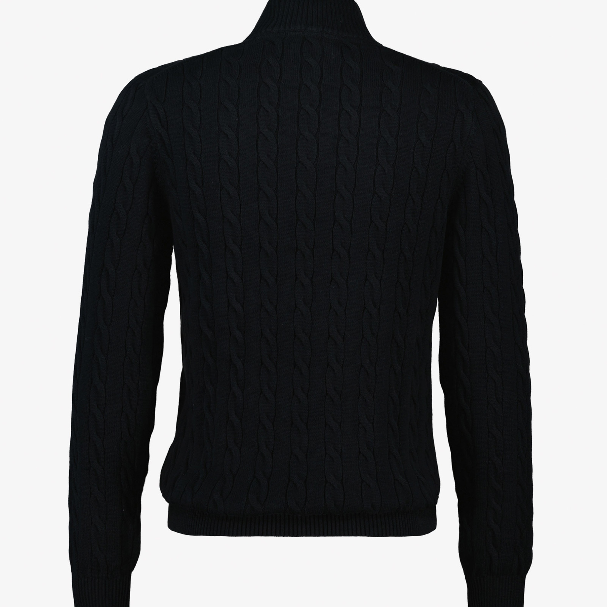 GANT Erkek Siyah Regular Fit Örgü Kazak