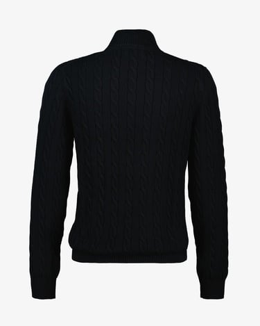  GANT Erkek Siyah Regular Fit Örgü Kazak