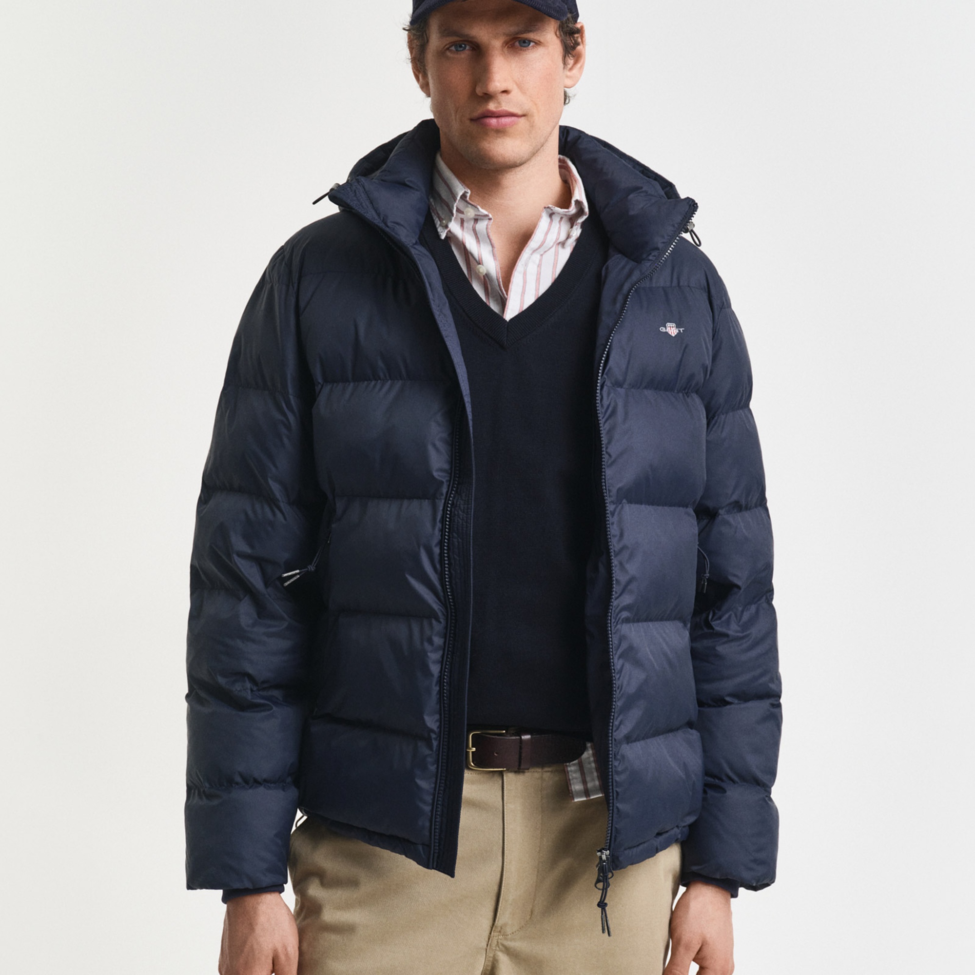 GANT Erkek Lacivert Regular Fit Active Cloud Mont