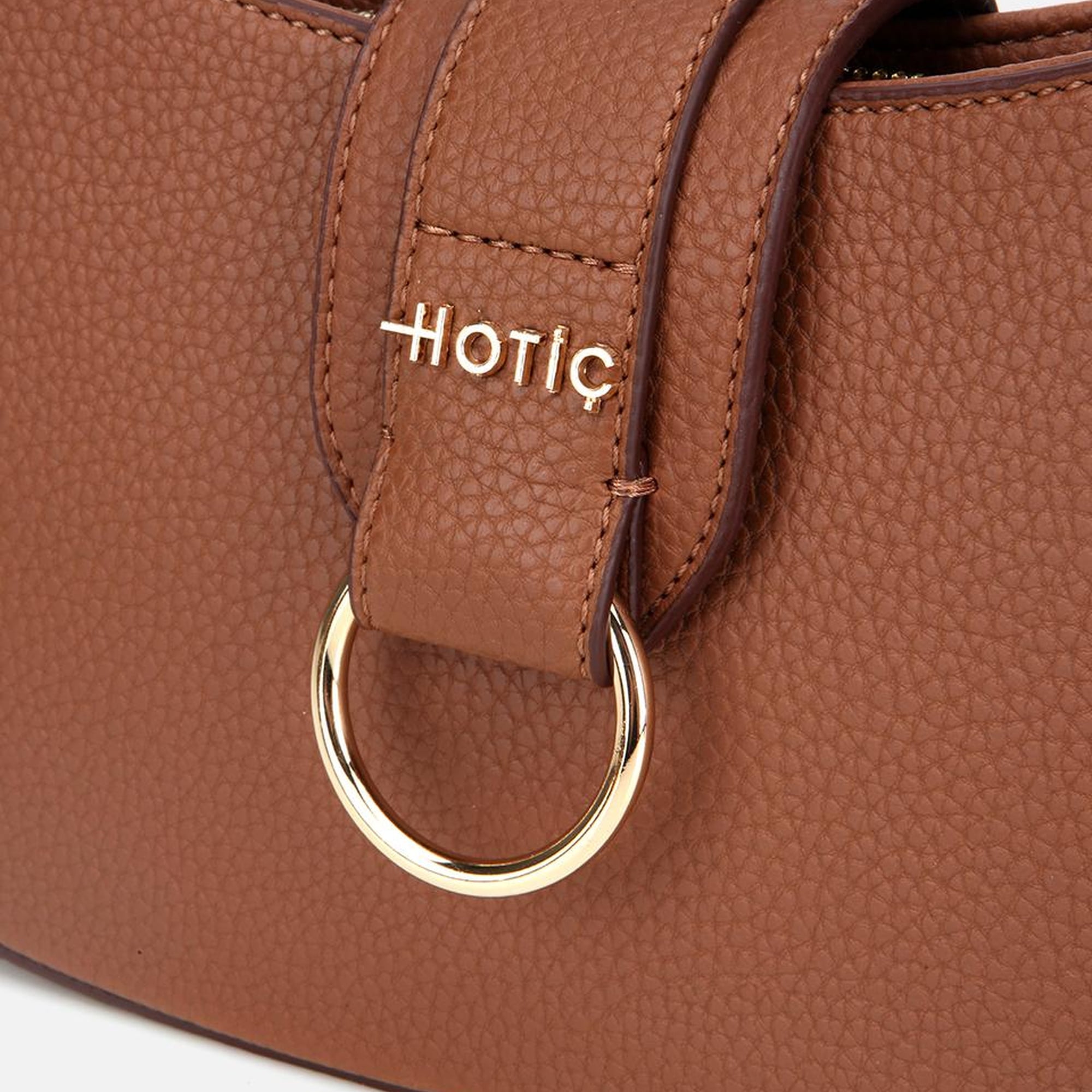 Kadın Taba Kilit Detaylı Omuz Çantası