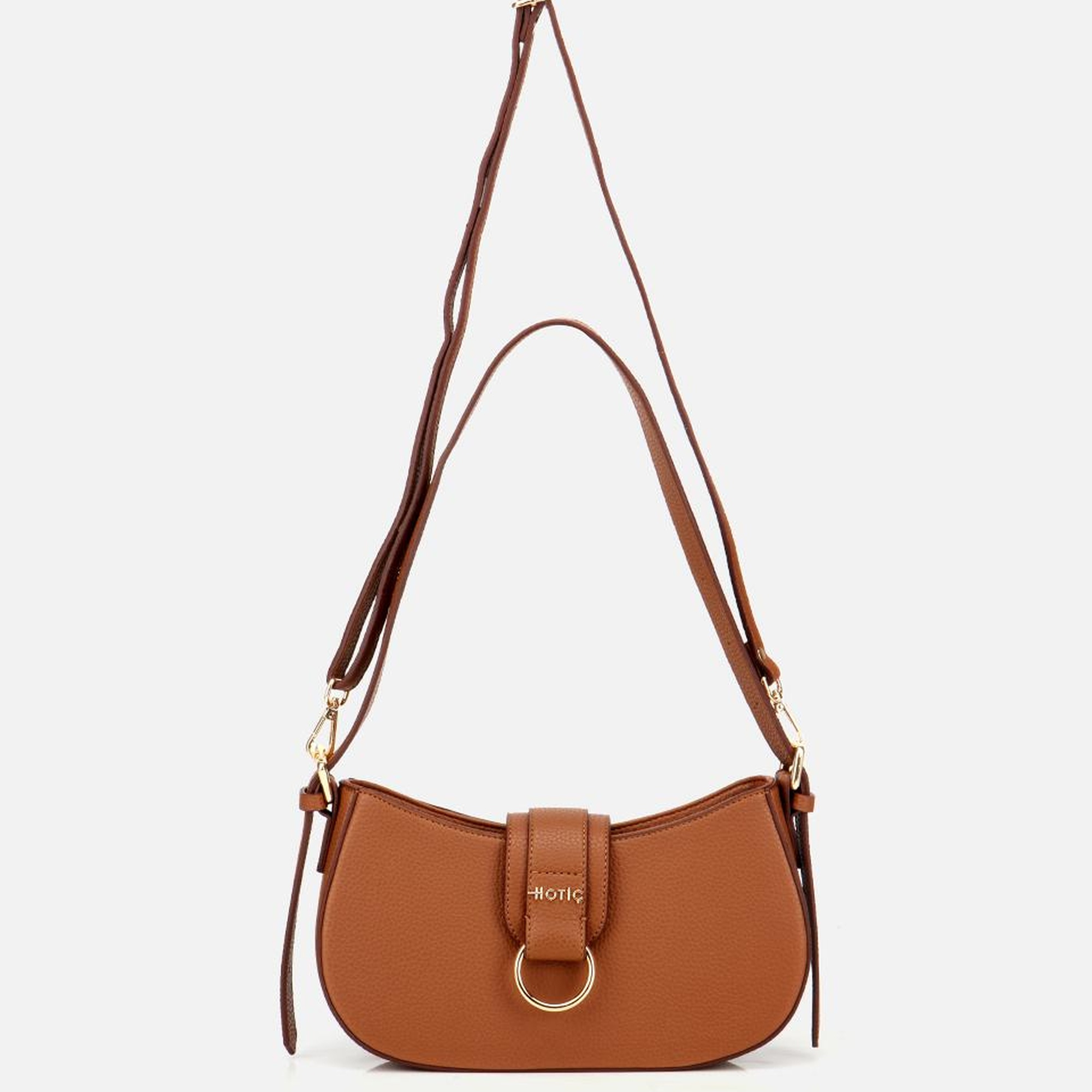 Kadın Taba Kilit Detaylı Omuz Çantası