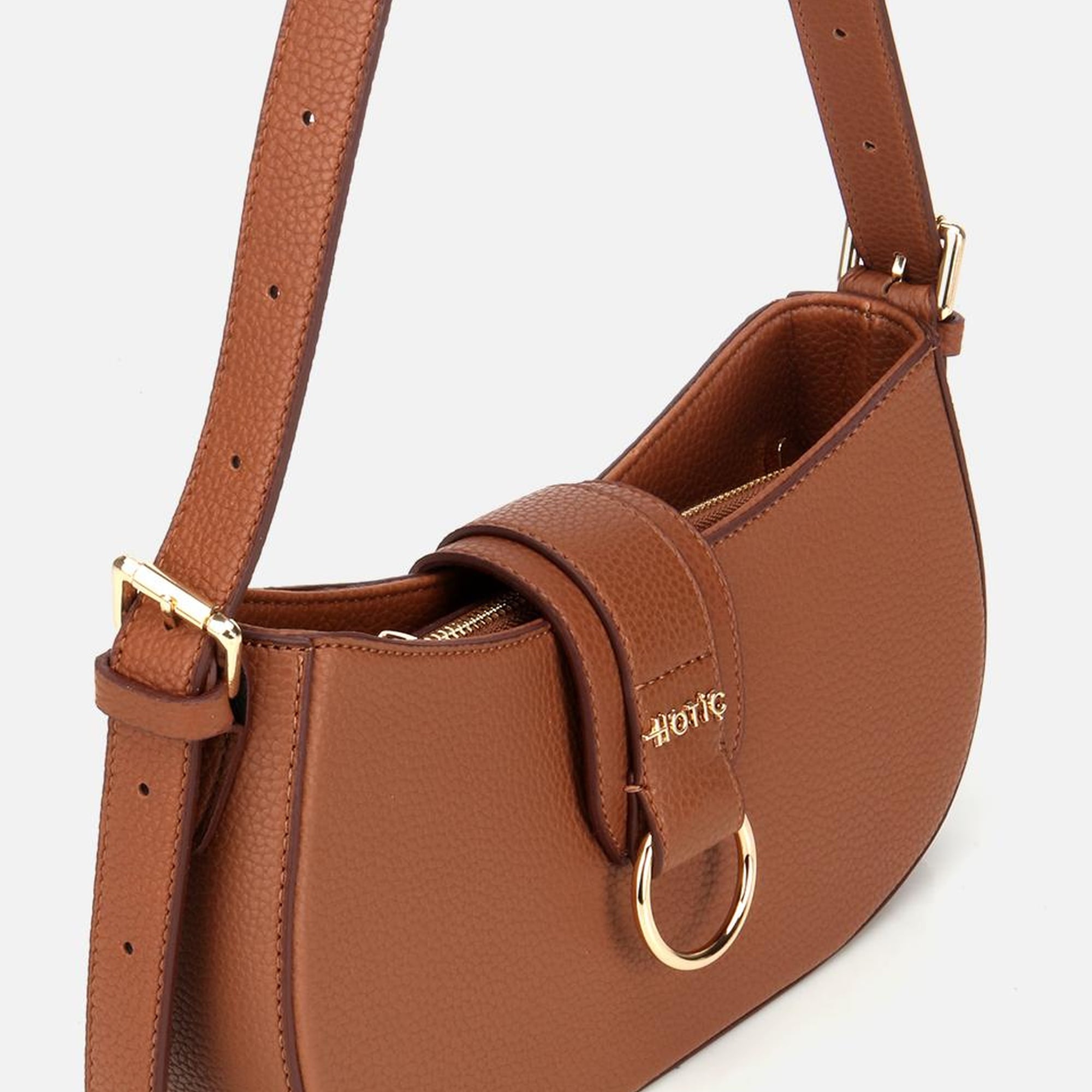 Kadın Taba Kilit Detaylı Omuz Çantası