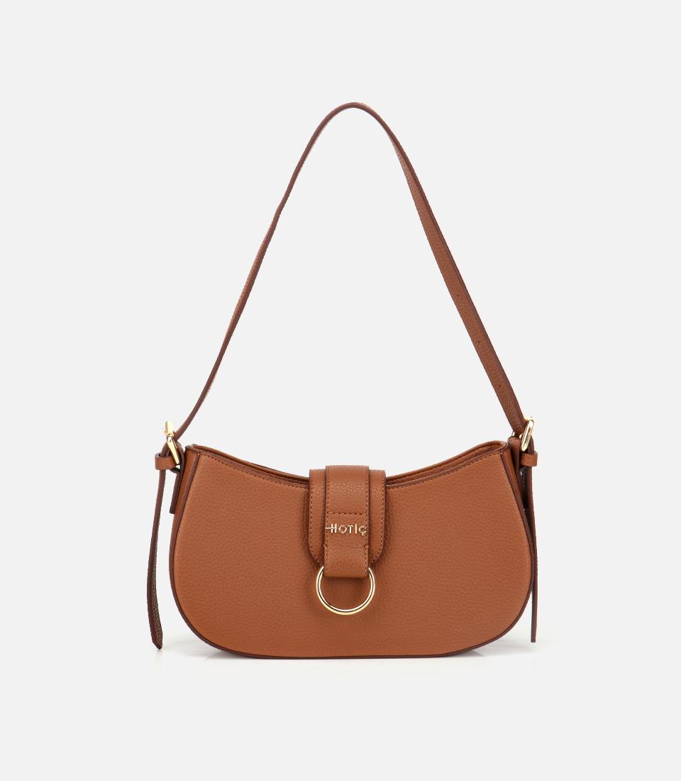  Kadın Taba Kilit Detaylı Omuz Çantası