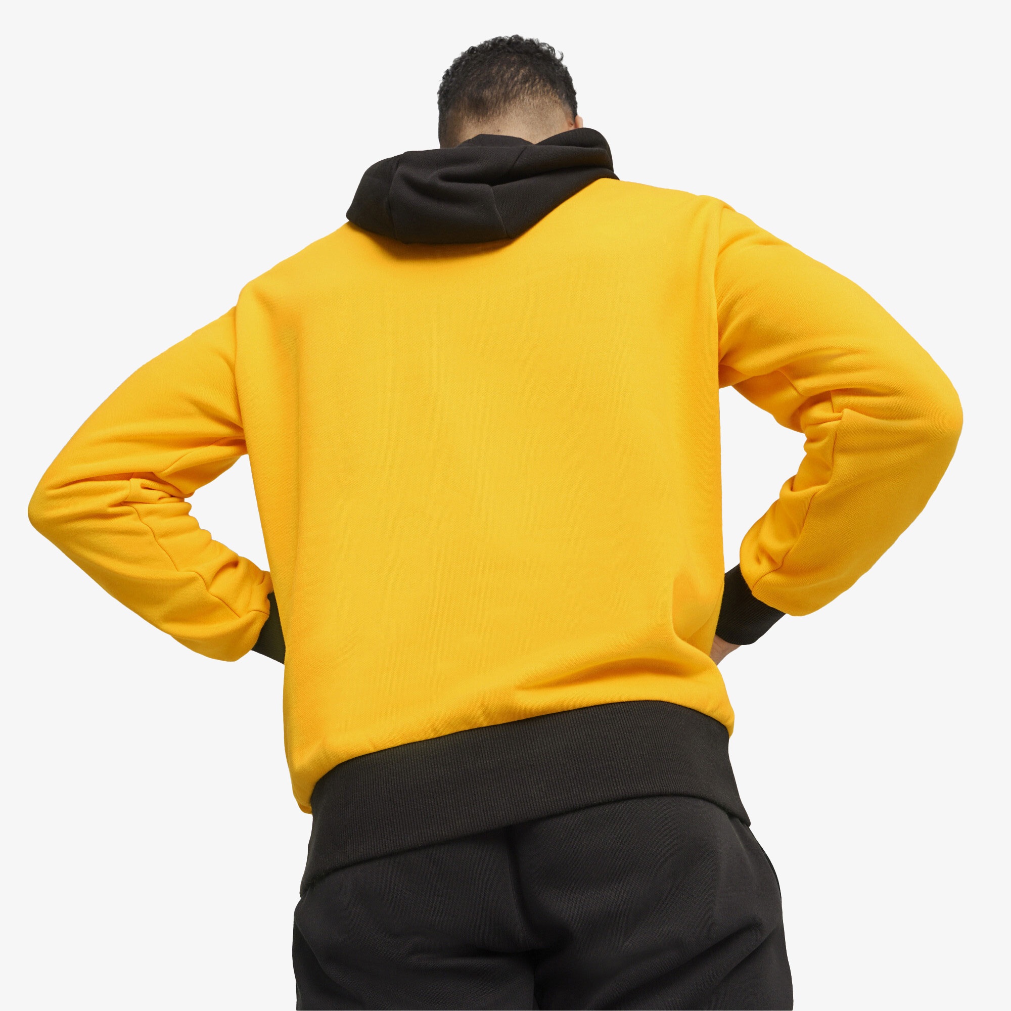 Puma Posterize 2.0 Erkek Sarı Hoodie