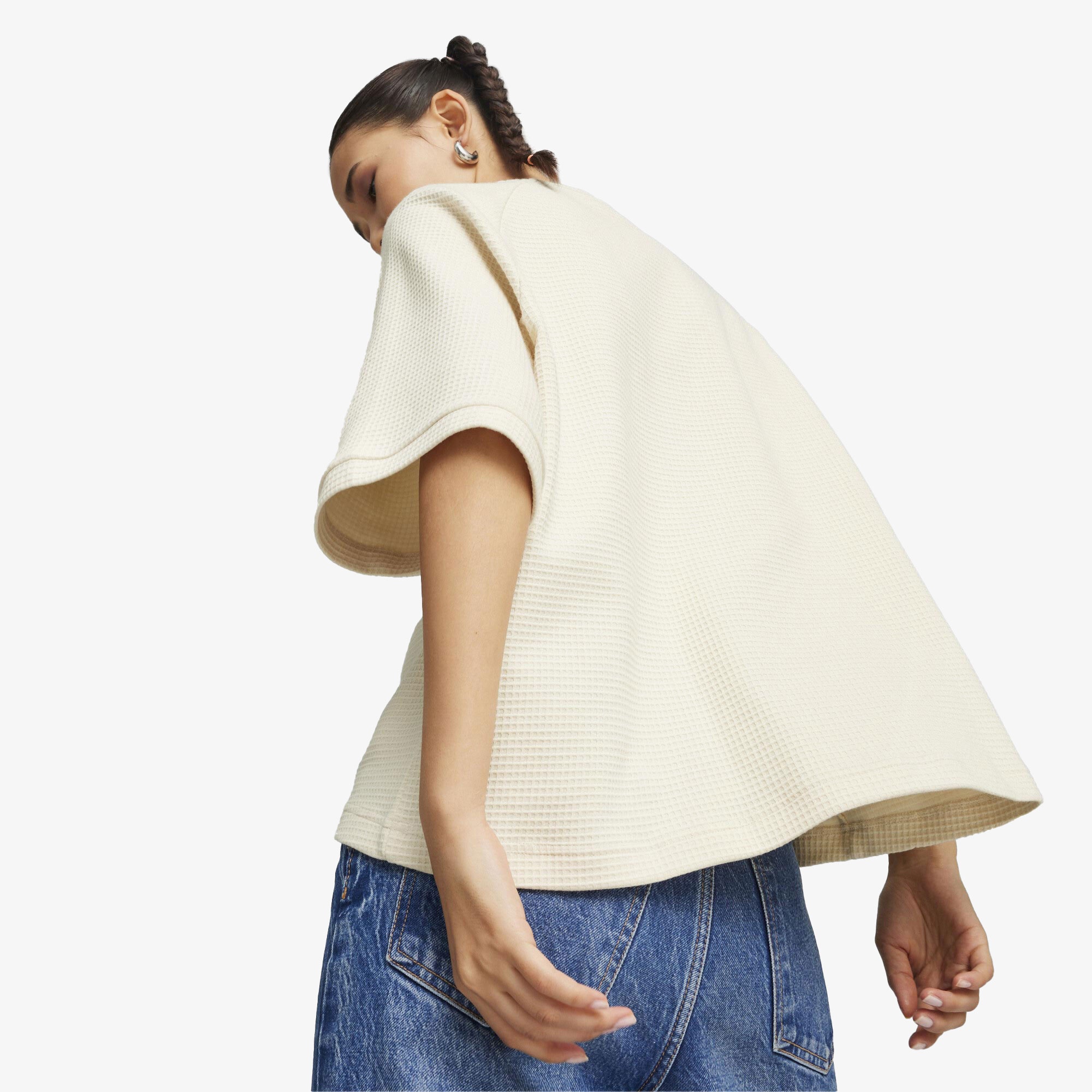 Puma infuse Relaxed Kadın Krem T-Shirt