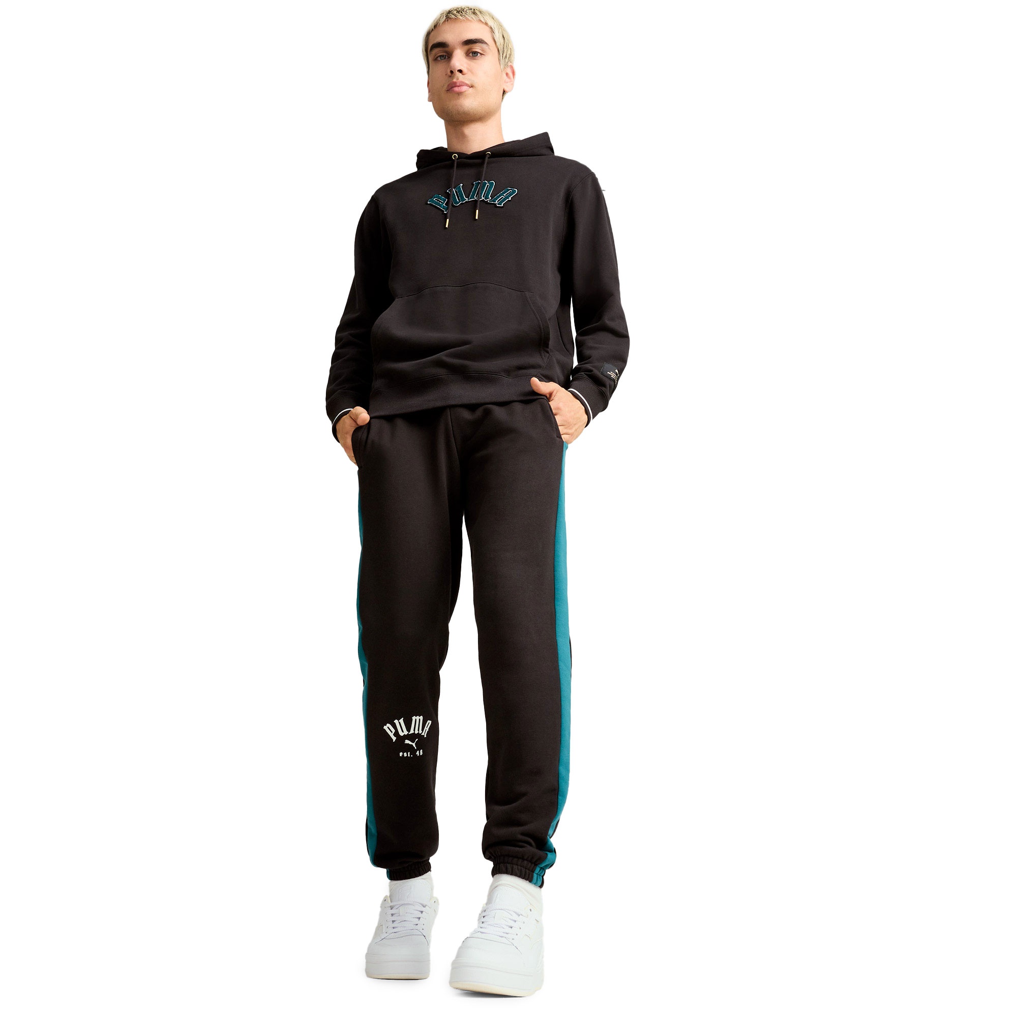 Puma T7 Play.Parıs. Unisex Siyah Eşofman Altı