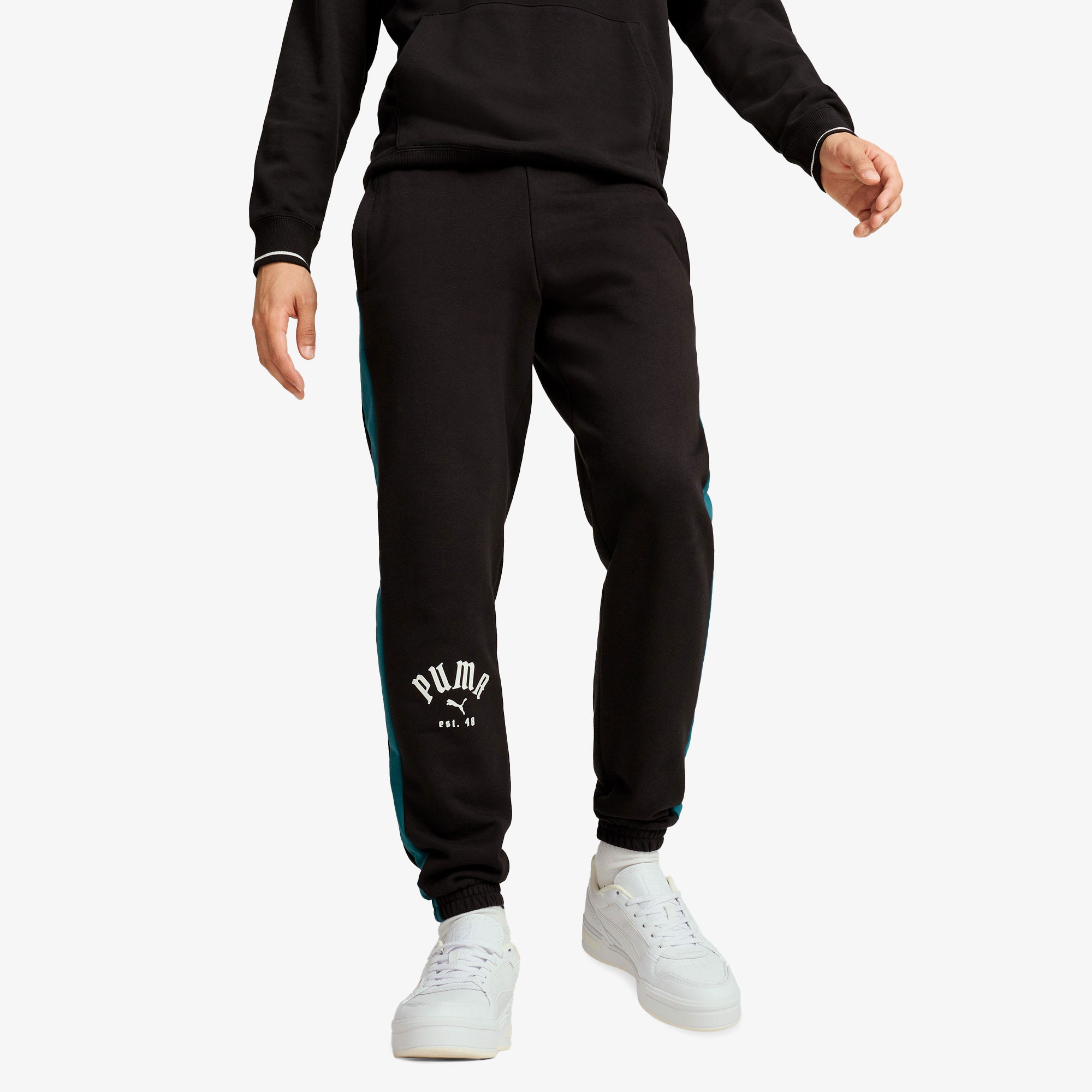 Puma T7 Play.Parıs. Unisex Siyah Eşofman Altı