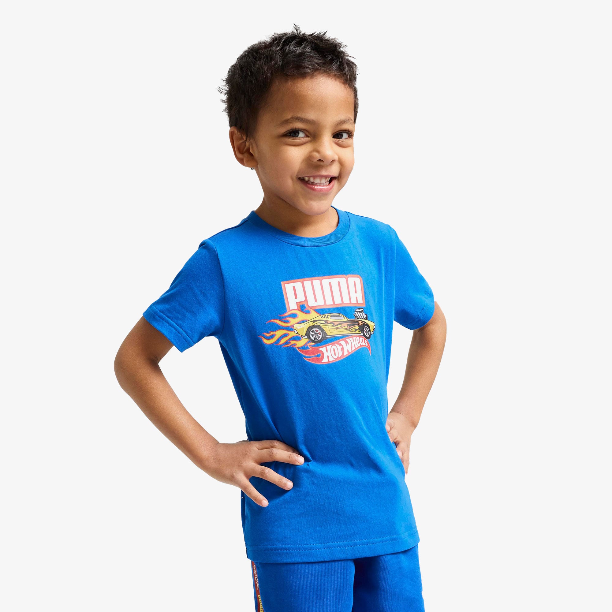  Puma X Hot Wheels Çocuk Lacivert T-Shirt