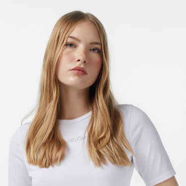  Calvin Klein Kadın Siyah T-Shirt