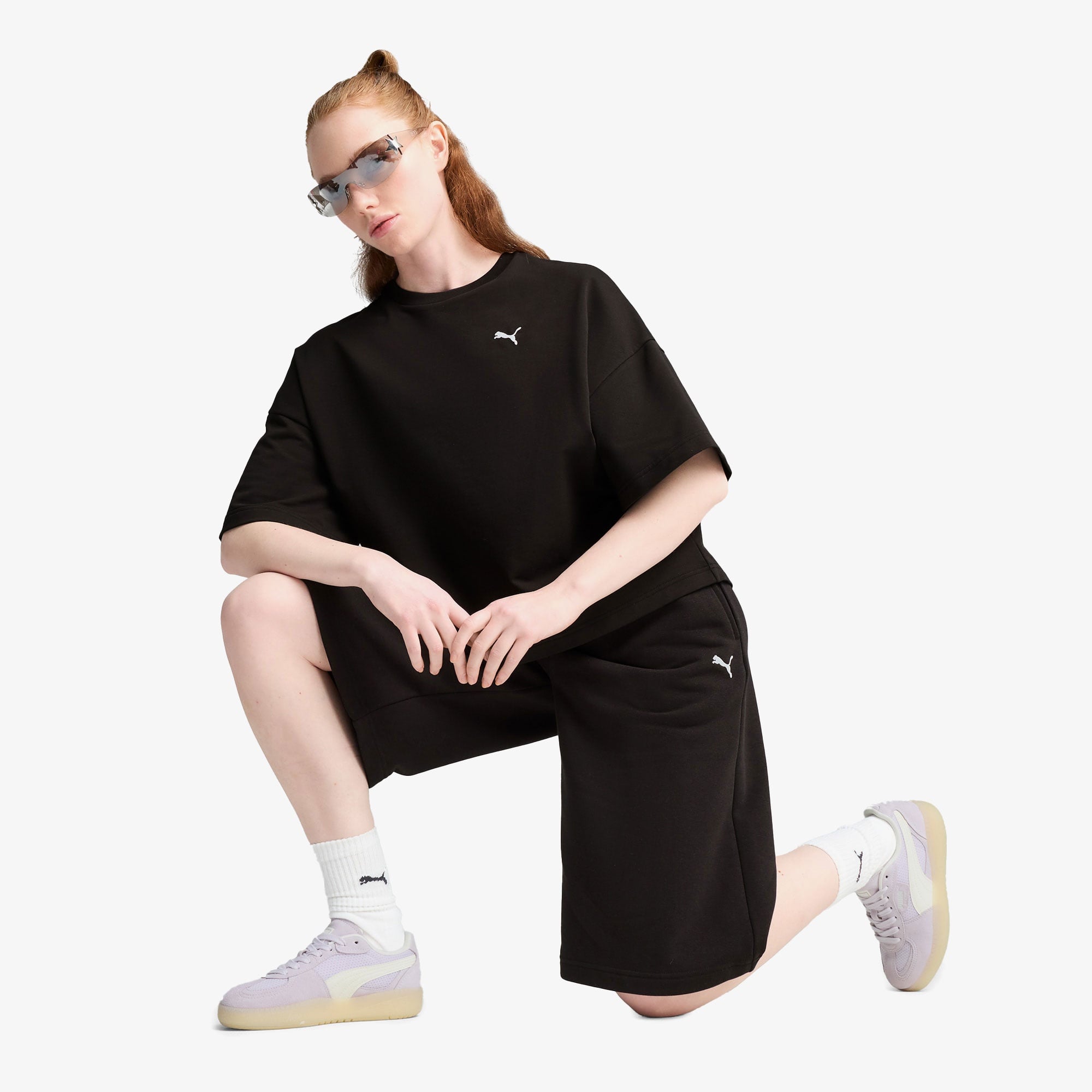 Puma Wardrobe Essentials Relaxed Kadın Siyah T-Shirt