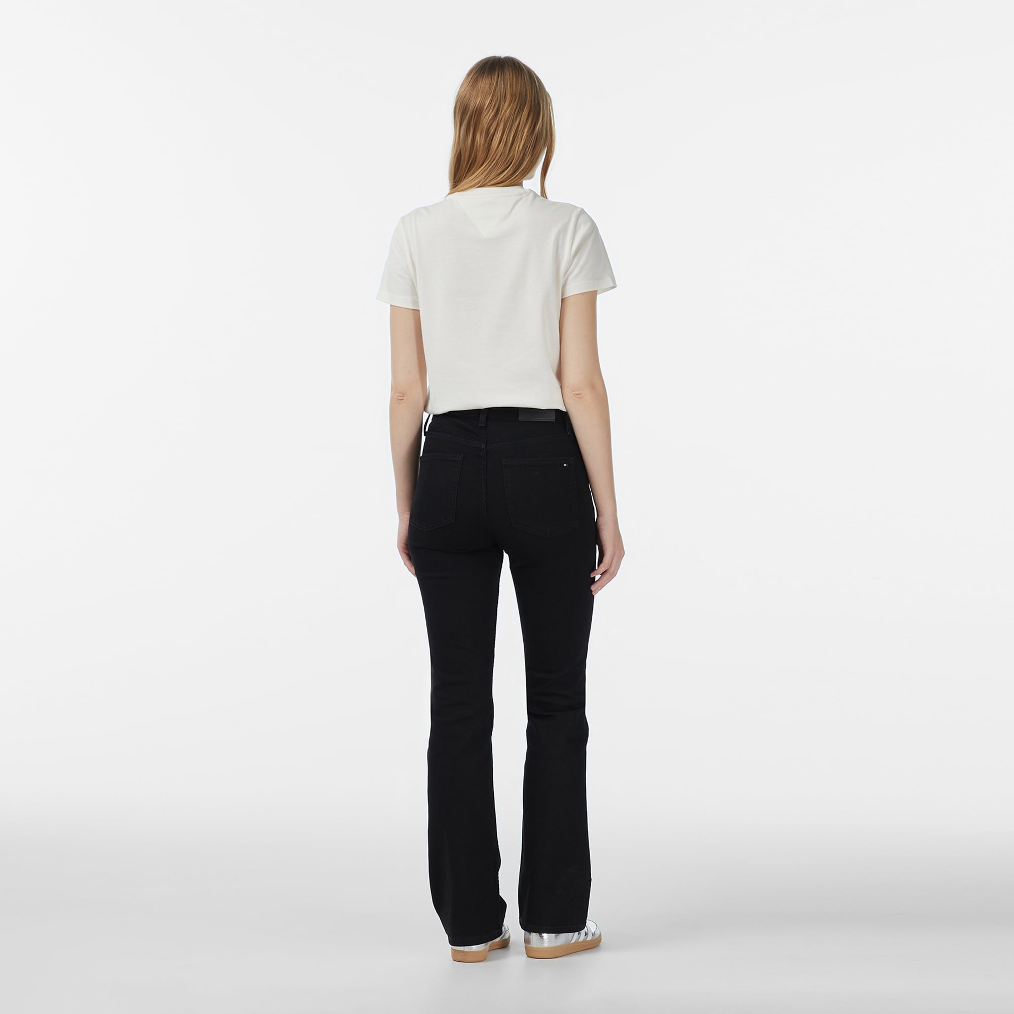 Tommy Hilfiger Denim Black Kadın Mavi Bootcut Jean