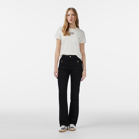  Tommy Hilfiger Denim Black Kadın Mavi Bootcut Jean