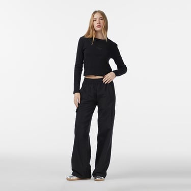  Calvin Klein Monologo Baby Kadın Siyah T-Shirt