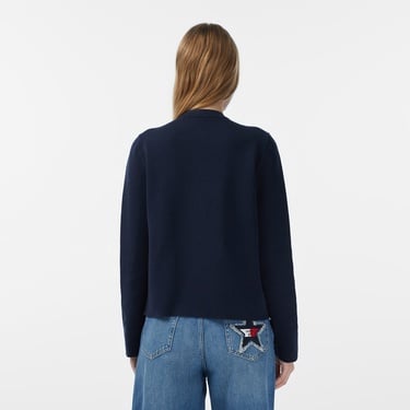  Tommy Hilfiger Reversible Cardi Kadın Lacivert Hırka