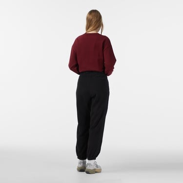  Calvin Klein Mixed Media Polar Fleece Jogger Kadın Siyah Eşofman Altı