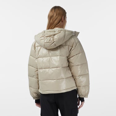  Calvin Klein Shine Puffer Kadın Kahverengi Ceket