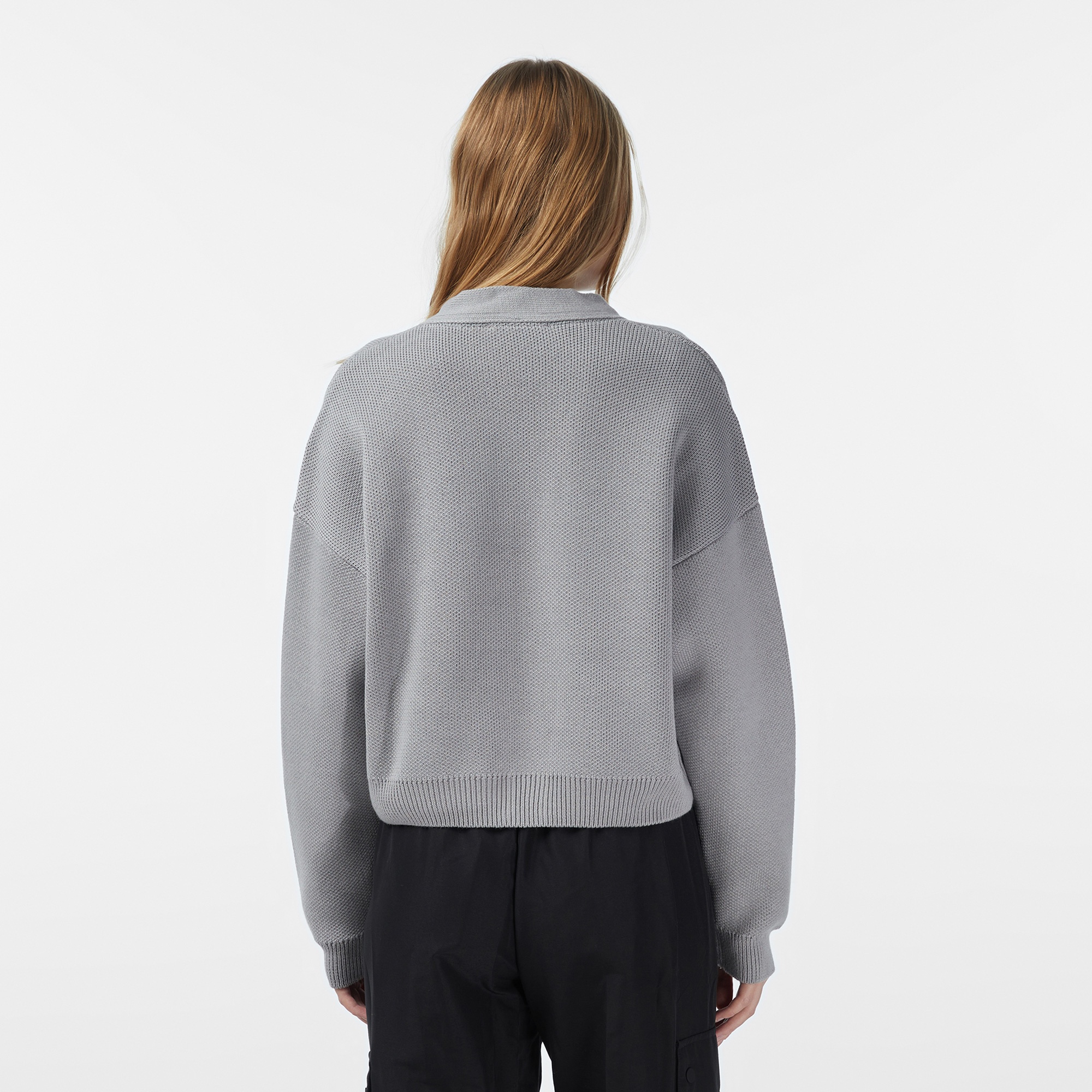 Les Benjamins 308 Kadın Gri Hırka