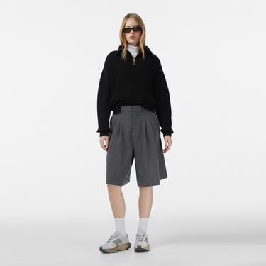  Les Benjamins Regular Fit Kadın Siyah Triko