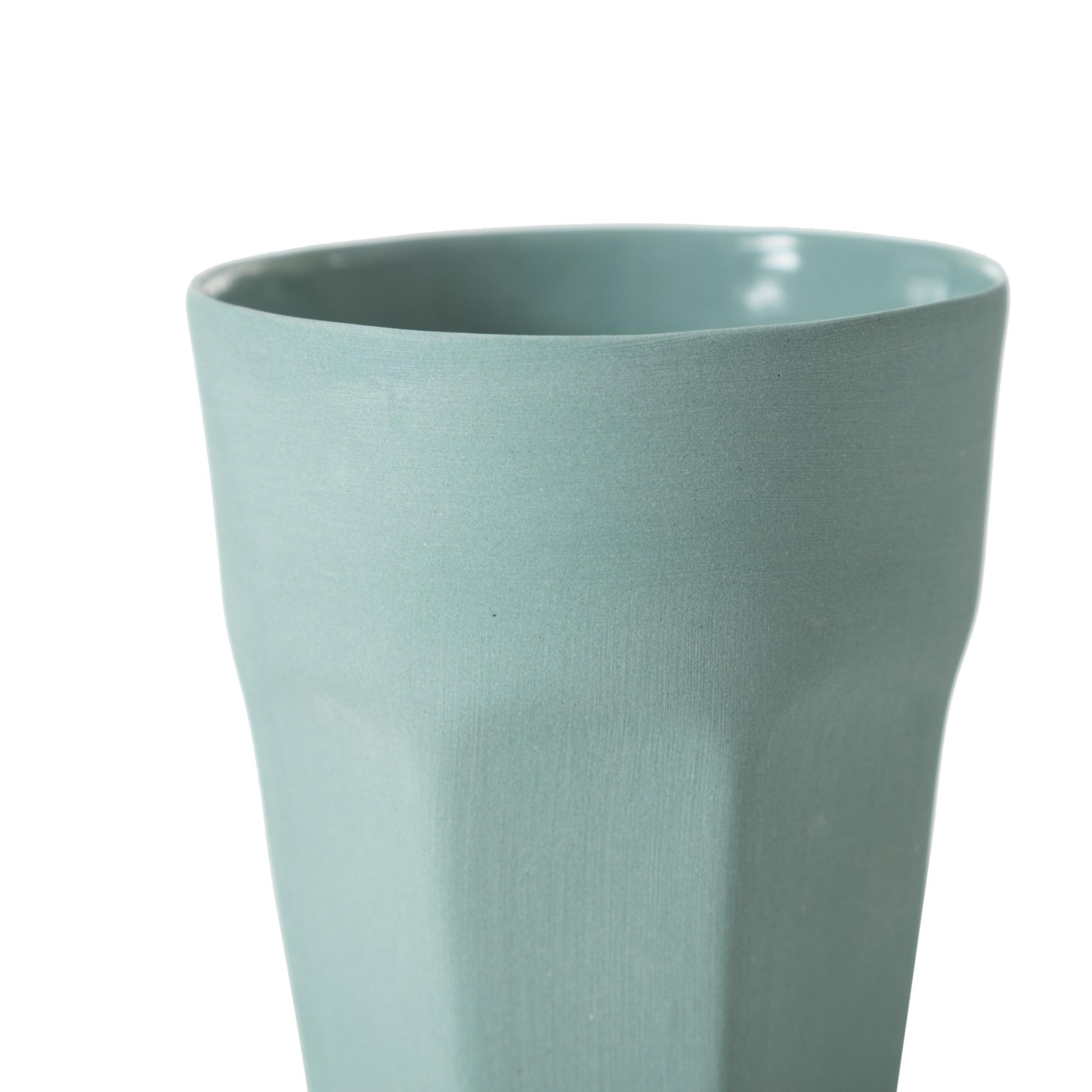 HANDMADE PORSELEN YEŞİL ESPRESSO FİNCANI 110M