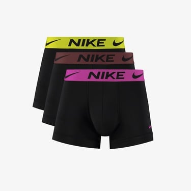  Nike 3' lü Erkek Siyah Boxer