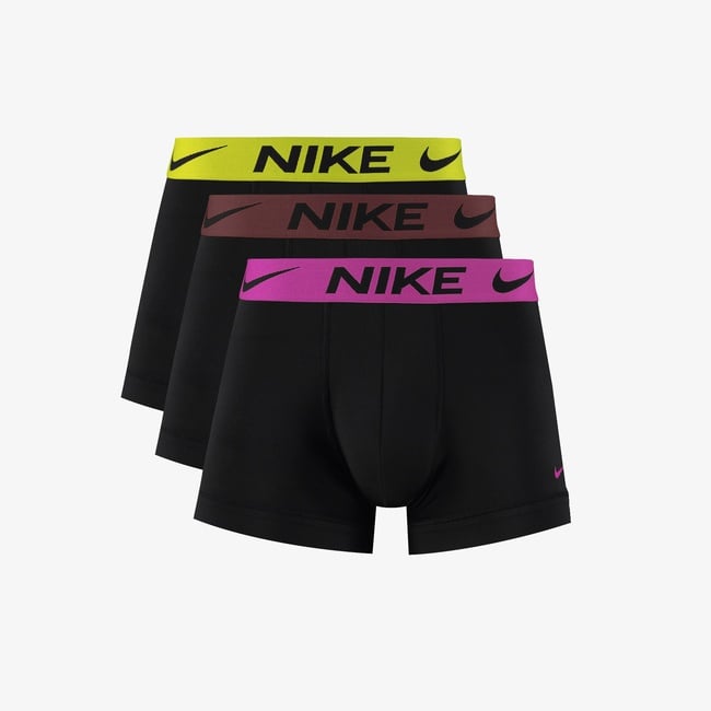  Nike 3' lü Erkek Siyah Boxer