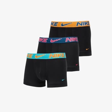  Nike 3' lü Erkek Siyah Boxer