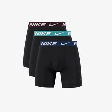  Nike Brief 3' lü Erkek Siyah Boxer