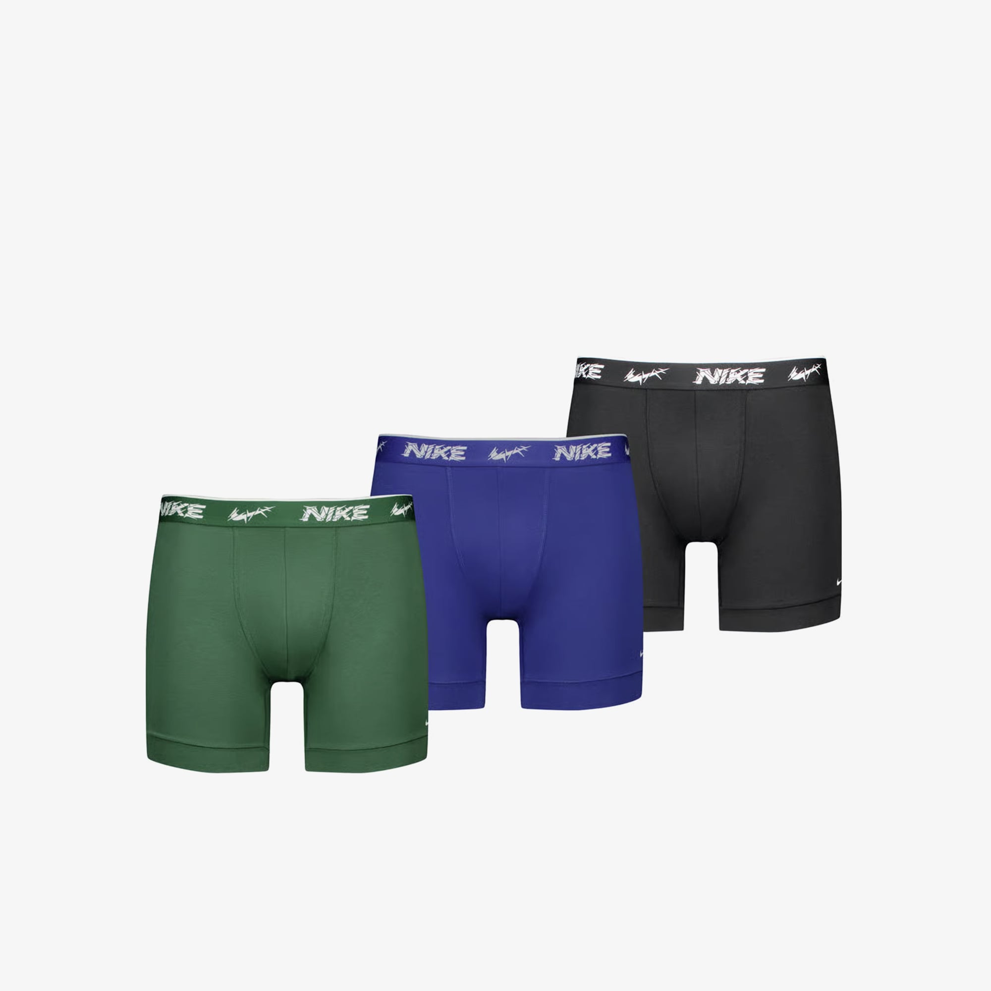  Nike Brief 3' lü Erkek Renkli Boxer