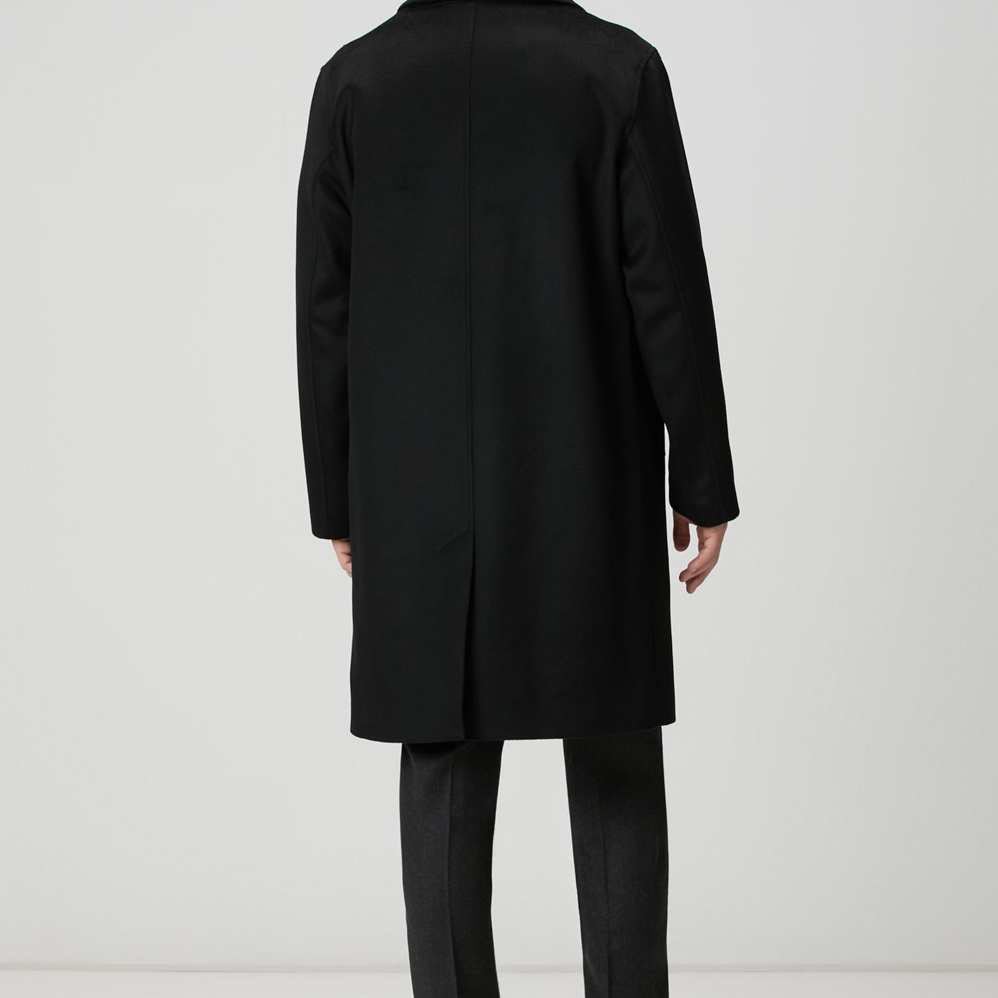 Network Erkek Siyah Limited Yün Palto