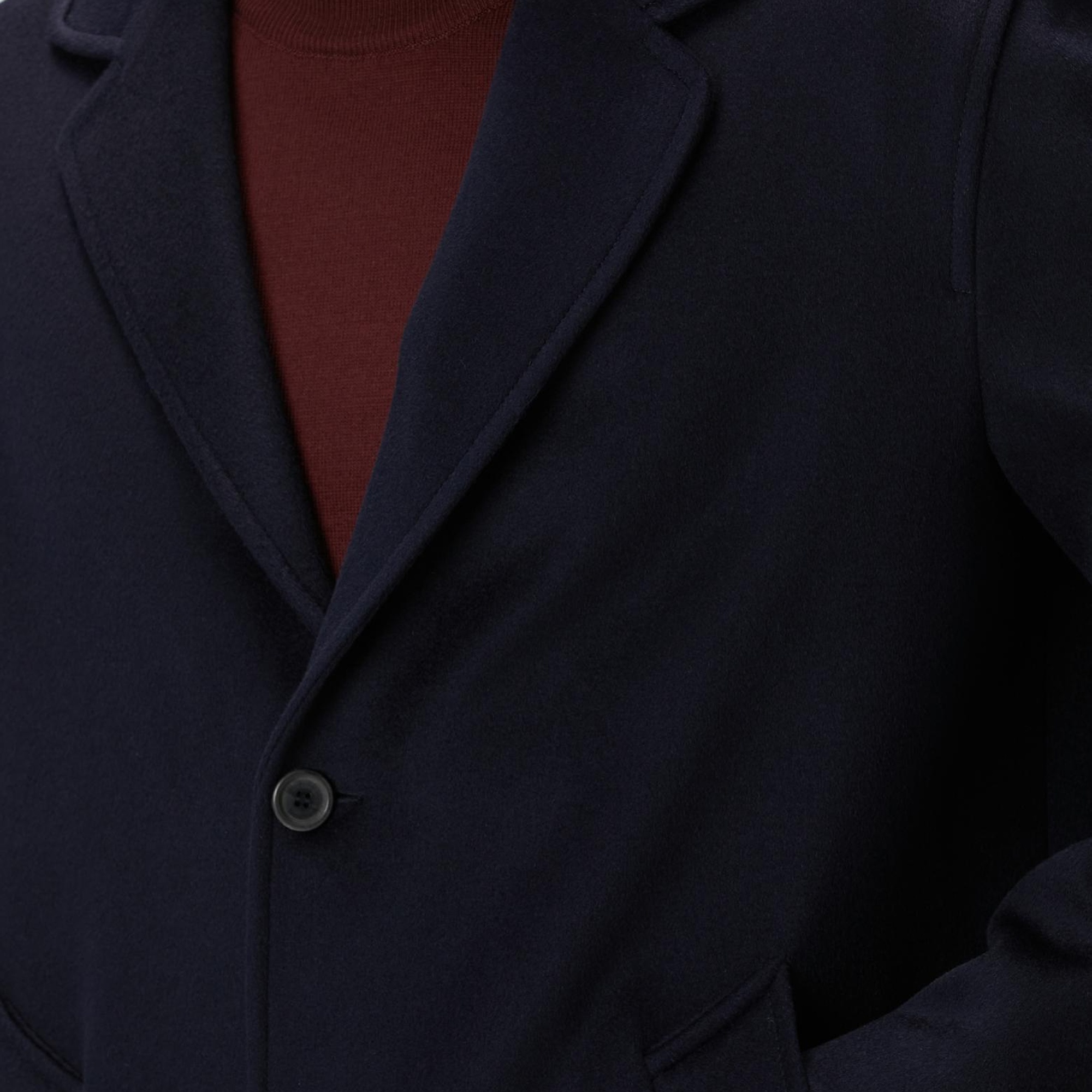 Network Erkek Lacivert Limited Yün Palto