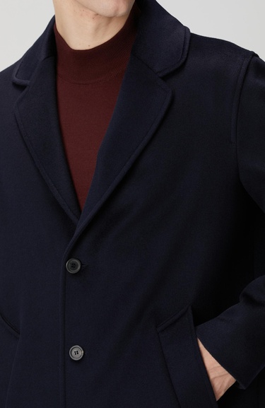  Network Erkek Lacivert Limited Yün Palto